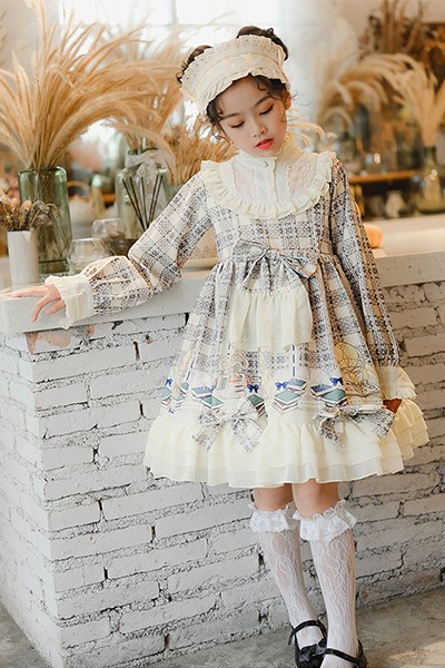 子供 ロリータ キッズ 長袖 プリンセスドレス