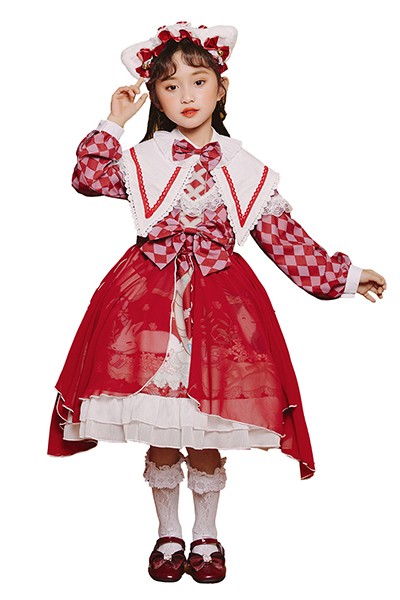 子供 ロリータ キッズ 長袖 プリンセスドレス