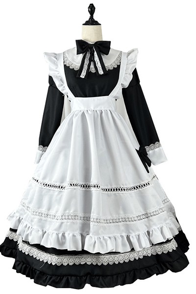 長袖 メイド服 コスプレ服