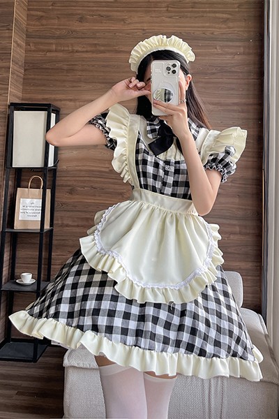 日系 可愛い 風 ロリータ メイド服