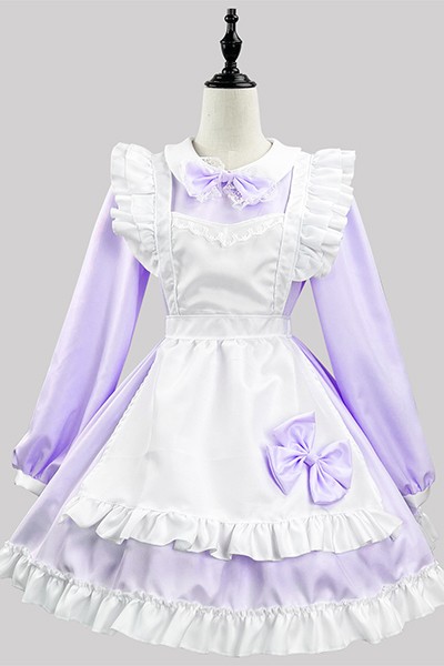 オリジナル 超萌え 日系 白黒 メイド服