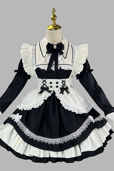 新作 満点メイド コス衣装 メイド服