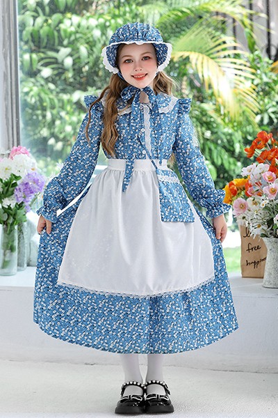 子供服 草原 パイオニア キッズ ハロウィン 田園風 メイド服