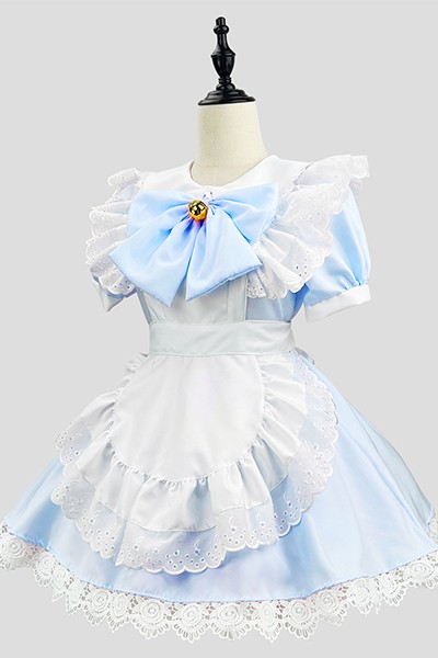 バニーガール コスプレ 白黒 女中 メイド服