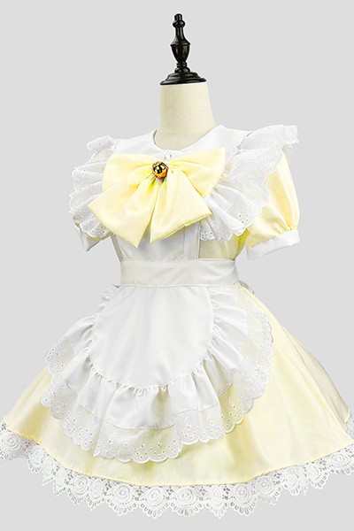 バニーガール コスプレ 白黒 女中 メイド服