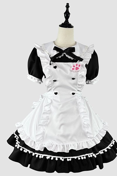 日常 可愛い メイド服
