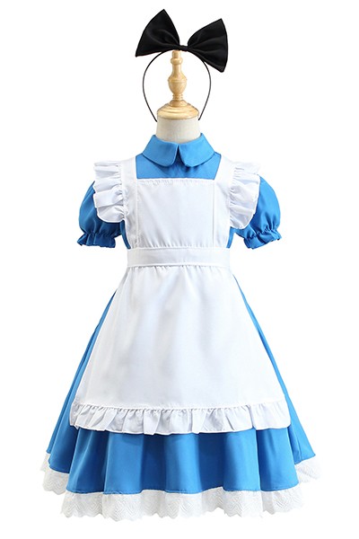 アリス子供演劇衣装 メイド服