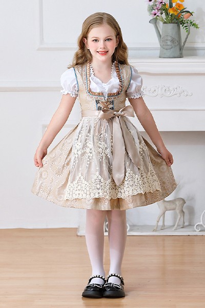 カーニバル子供衣装 女の子 コス メイド