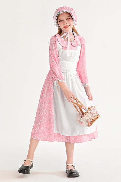 植民地少女 子供服 田園風 ヨーロッパ エステート メイド