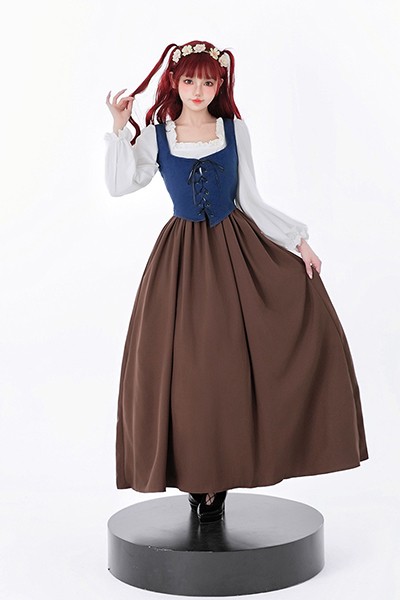 中世 ルネサンス ワンピース 演劇衣装