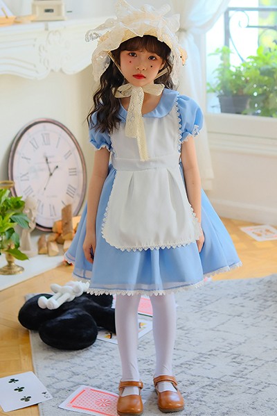 青 アリス メイド服