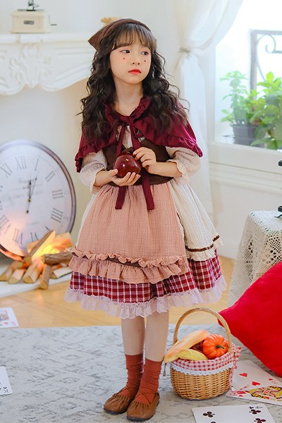 赤ずきん ケープ マント クリスマス 田園風