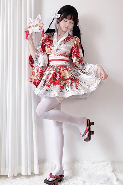 日本 正装 伝統的 和服 夏 和風