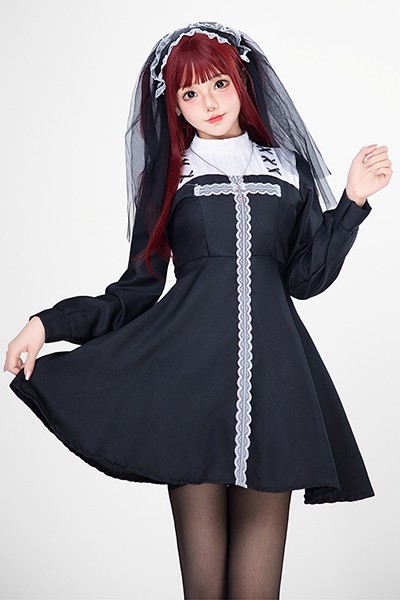 ハロウィン衣装 ゴシック風 ゴースト花嫁